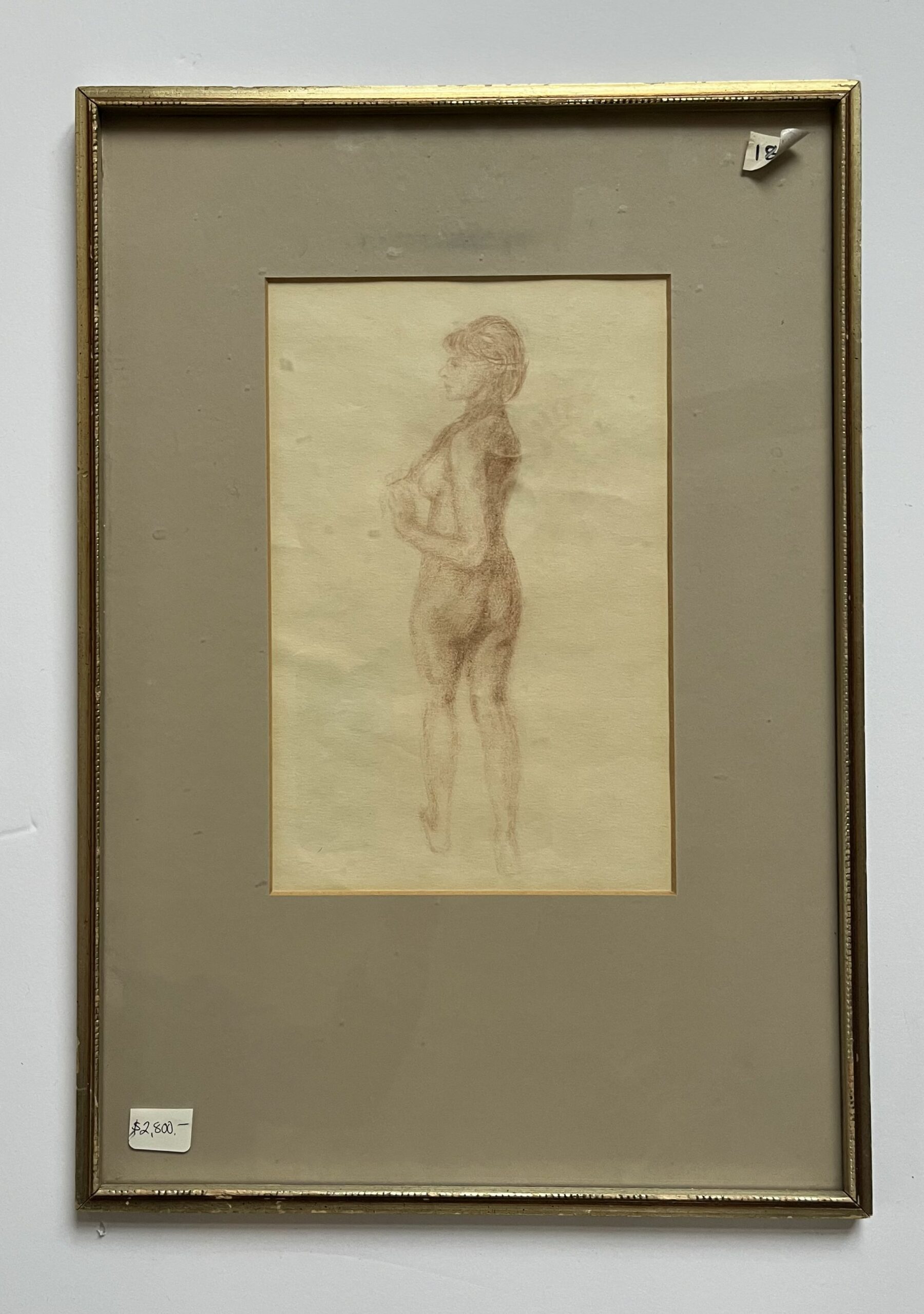 Conte Crayon Drawing
