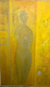 Abstract Figure in Gold