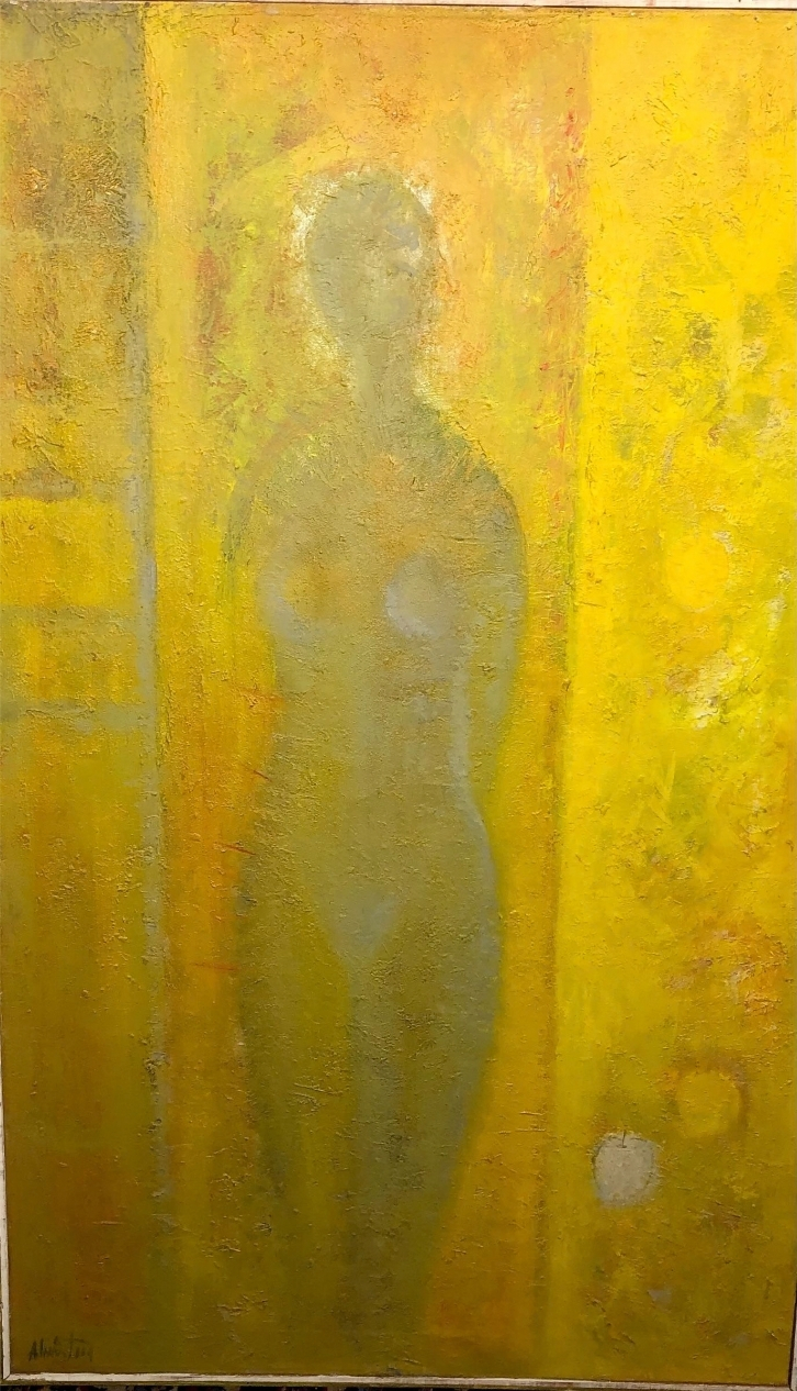 Abstract Figure in Gold