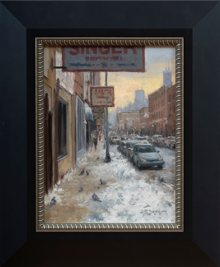 Morning on Milwaukee Ave