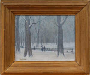 Winter in Central park, New York City