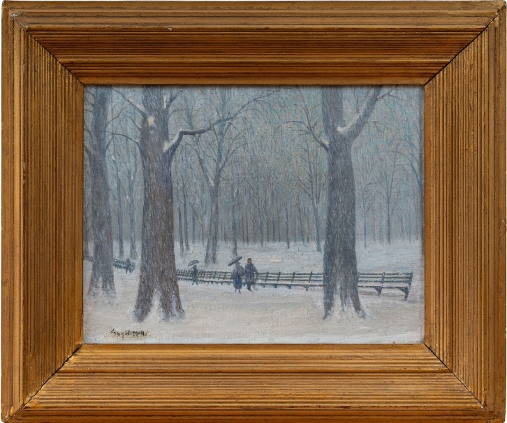 Winter in Central park, New York City