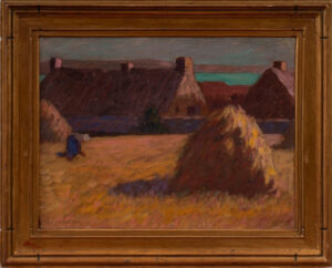 Figure in Wheatfield, Giverny