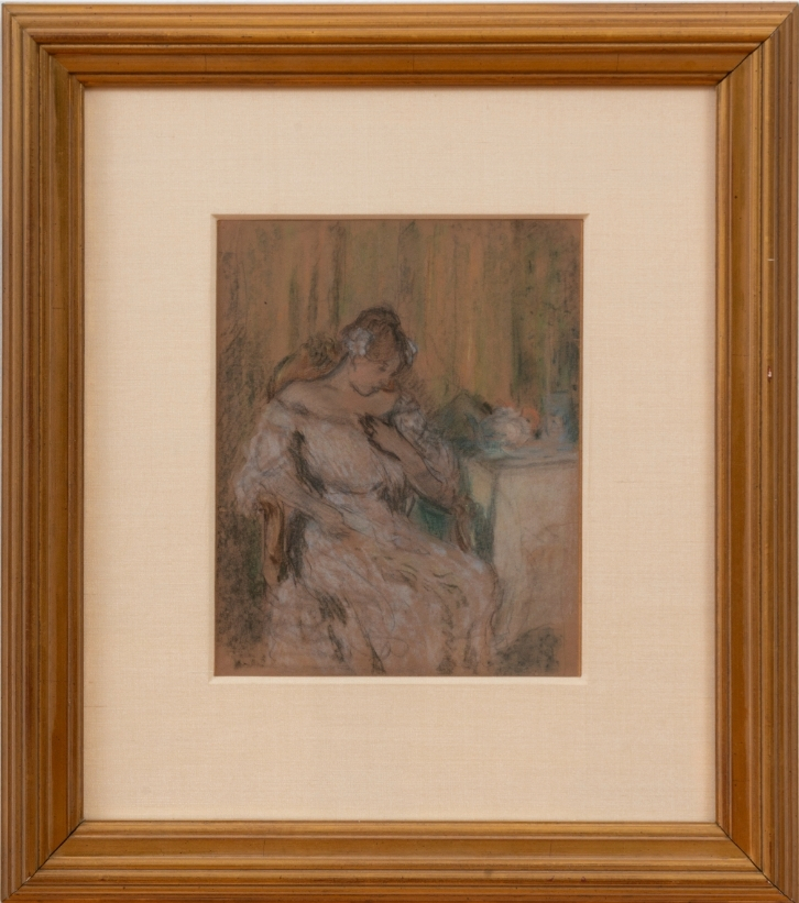 Woman Seated at a Tea Table