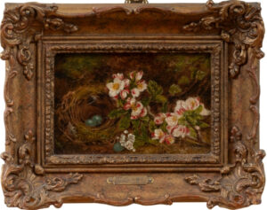 Flowers and Robin’s Nest