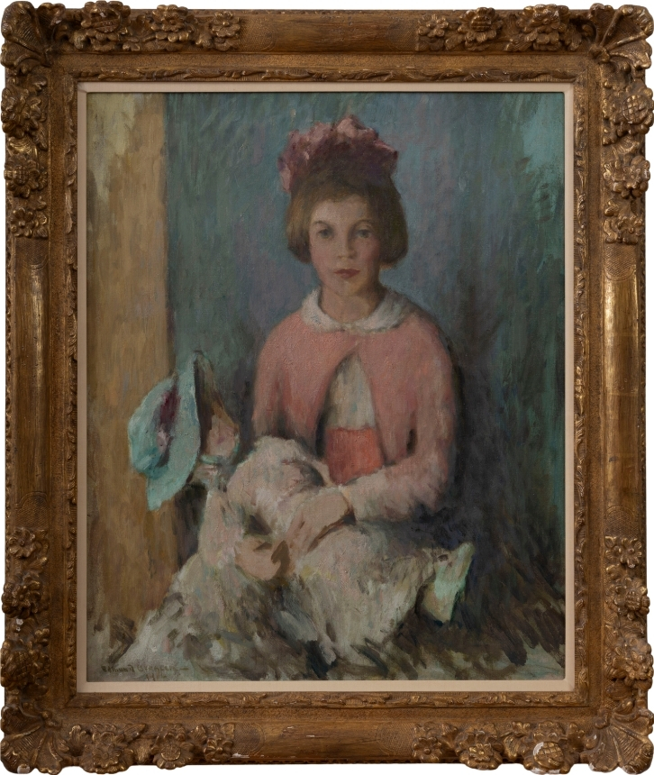 Nan with a Pink Bow