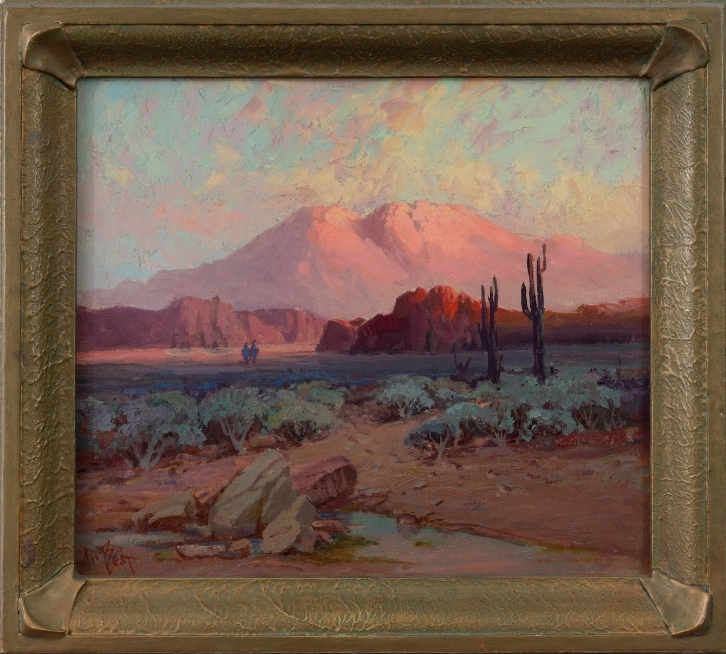 Mountain in Pink Light