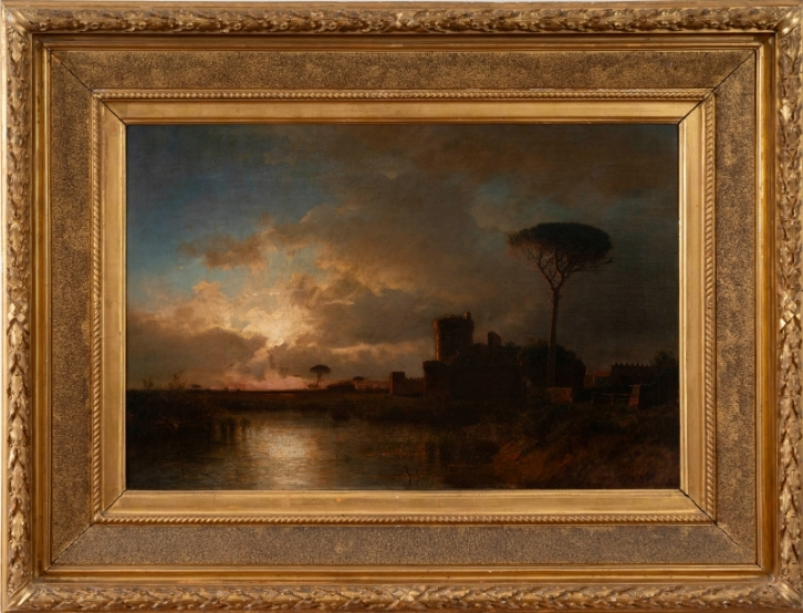 Castle at Ostia, Lazio, Italy, 1871