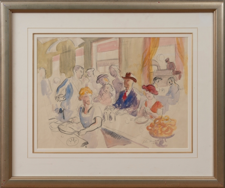 Diner/ Cafe Scene, 1934
